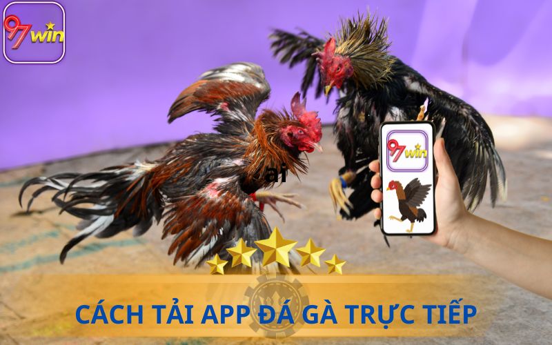 CÁCH TẢI APP ĐÁ GÀ TRỰC TIẾP